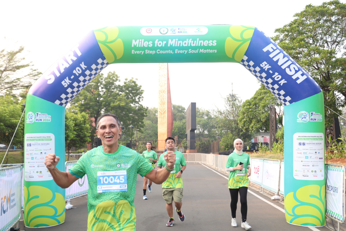 1st Indonesia World Mental Health Day RUN 2026 - START AND FINISHER - Foto 14