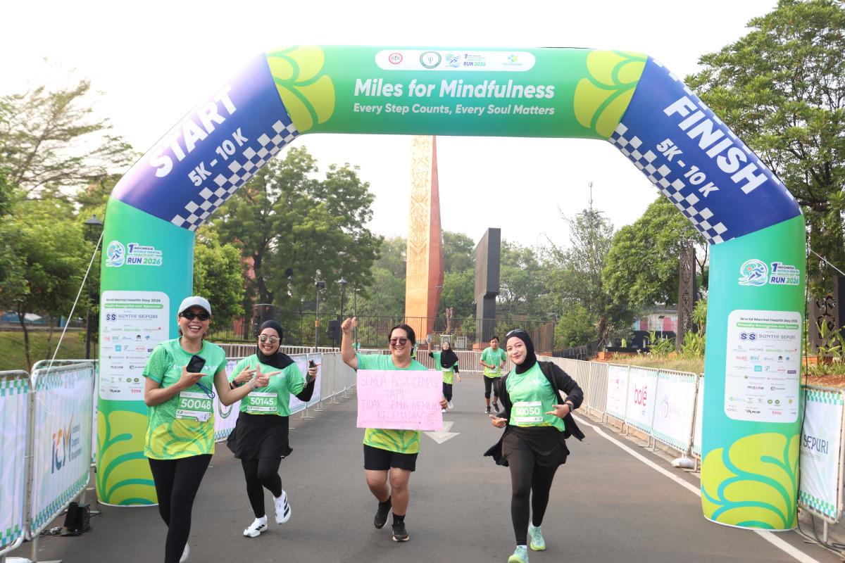 1st Indonesia World Mental Health Day RUN 2026 - START AND FINISHER - Foto 17