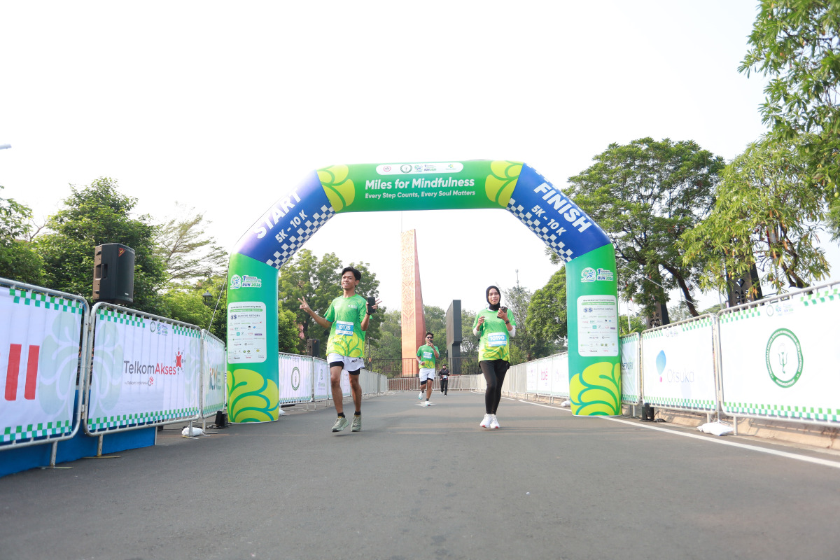 1st Indonesia World Mental Health Day RUN 2026 - START AND FINISHER