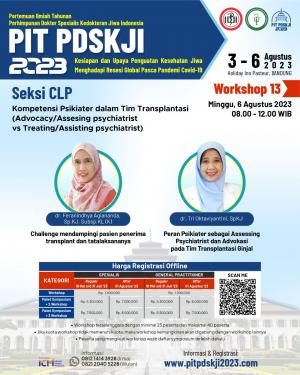 PIT PDSKJI Workshop 13 : Seksi CLP