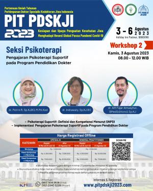PIT PDSKJI Workshop 2 : Seksi Psikoterapi