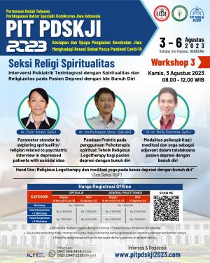 PIT PDSKJI Workshop 3 : Seksi Religi Spiritualitas