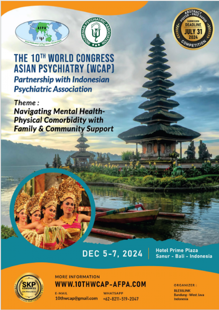 The 10th World Congress Asian Psychiatry (WCAP) 2024