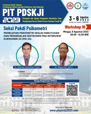PIT PDSKJI Workshop 10 : Seksi Pokdi Psikometri
